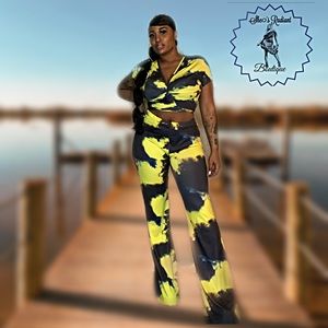 Black and yellow set